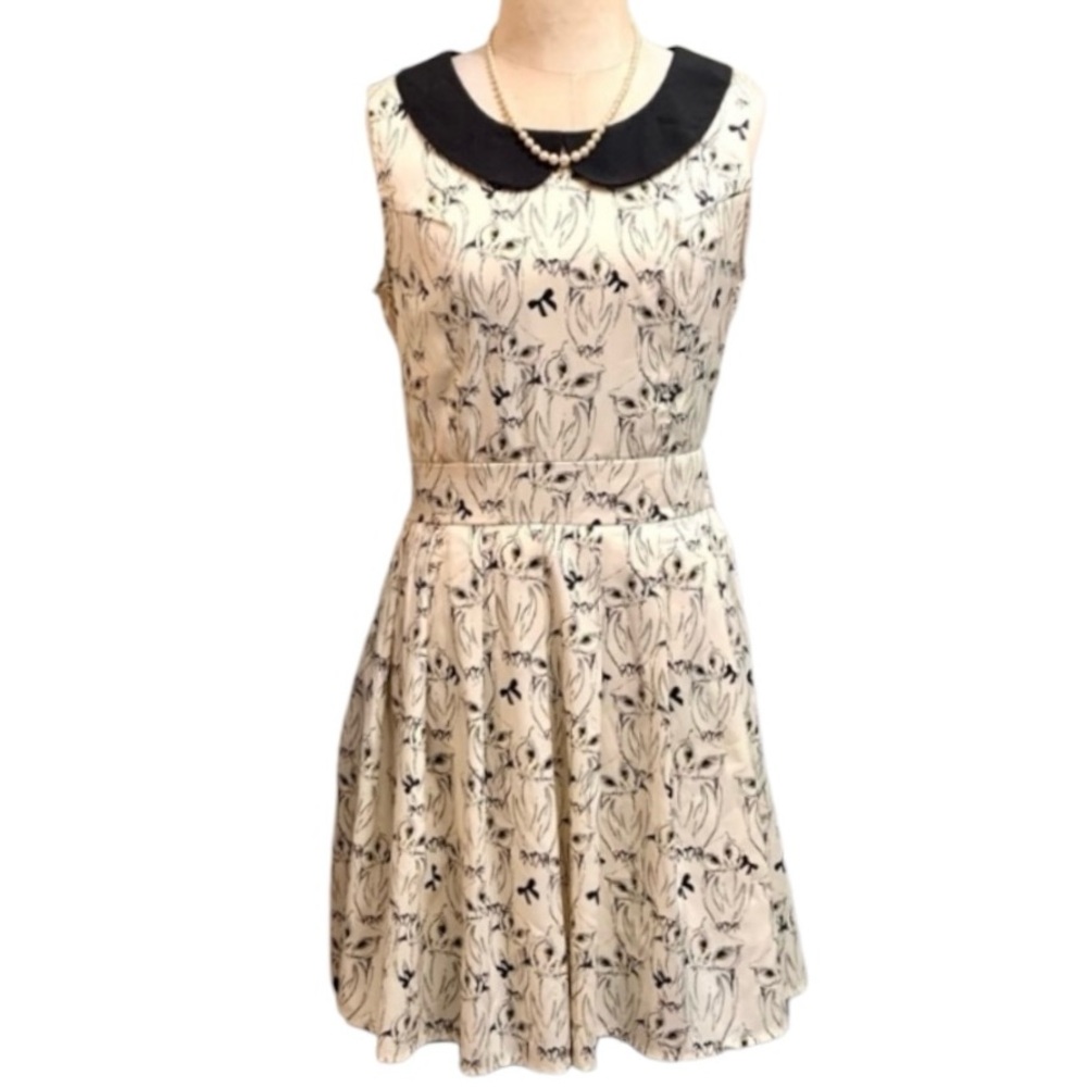 ASOS, "Yumi" sleeveless print dress in an all over owl print- 2/4 - Picture 3 of 11